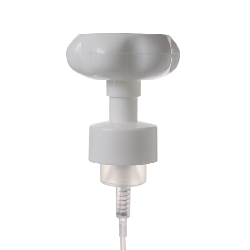 300ml Hand Washing Plastic Empty White Foam Bottle With Flower Shape Foam Pump Manufacturer Wholesale Factory Supplier
