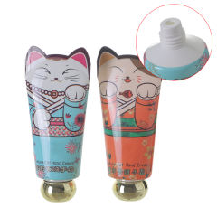 Fortune Cat PE tube hand cream body lotion tube packaging with gold head Manufacturer Wholesale Factory Supplier