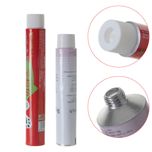 small hand cream aluminum tube Empty cosmetic packaging squeeze aluminum soft tube manufacturer wholesale supplier factory