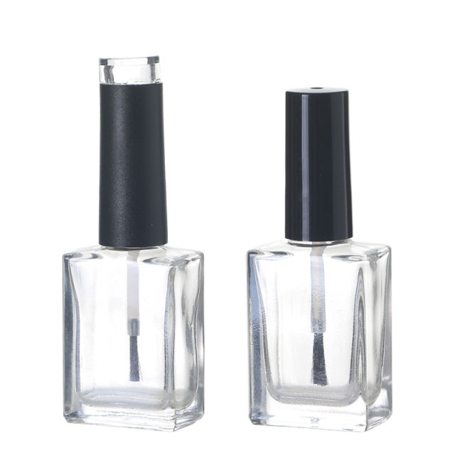 stock 10ml Glass nail oil bottle with brush cap manufacturer wholesale factory supplier