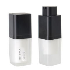 15ml,30ml,50ml black acrylic airless bottle cosmetic bottle Manufacturer Wholesale Factory Supplier