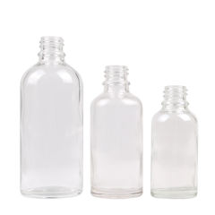 stock 18/410 glass bottle transparent bottle round shape bottle manufacturer wholesale factory supplier