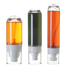 stock 45ml,70ml,90ml PETG cosmetic bottle cylinder bottle with mist sprayer manufacturer wholesale factory supplier