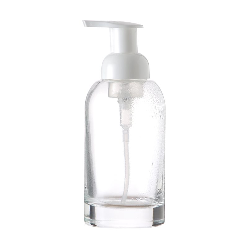 stock 350ml Glass foaming bottle round shape bottle manufacturer wholesale factory supplier