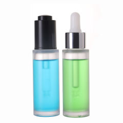 stock 20ml,30ml PETG matte cosmetic bottle with dropper manufacturer wholesale factory supplier