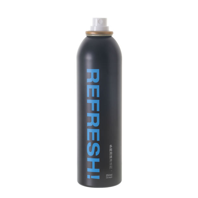 OEM Empty Custom black 250ml  Aluminium Aerosol Spray Bottle Manufacturer Wholesale Factory Supplier