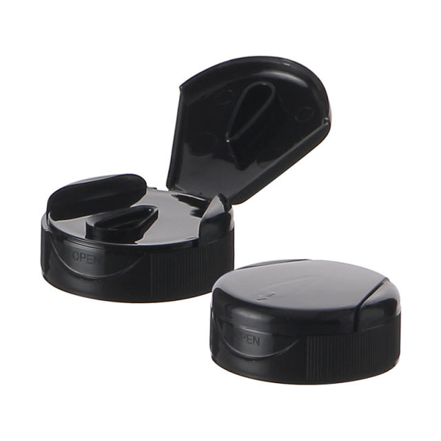 38mm PP black Plastic Flip Top Cap dropper orifice manufacturer wholesale supplier factory