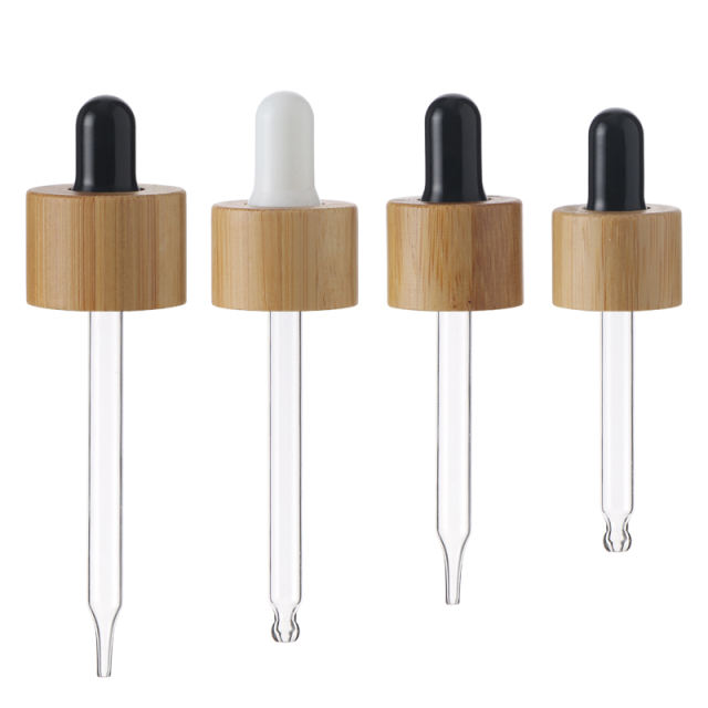 stock multi-type Bamboo screw dropper cap manufacturer wholesale factory wholesale