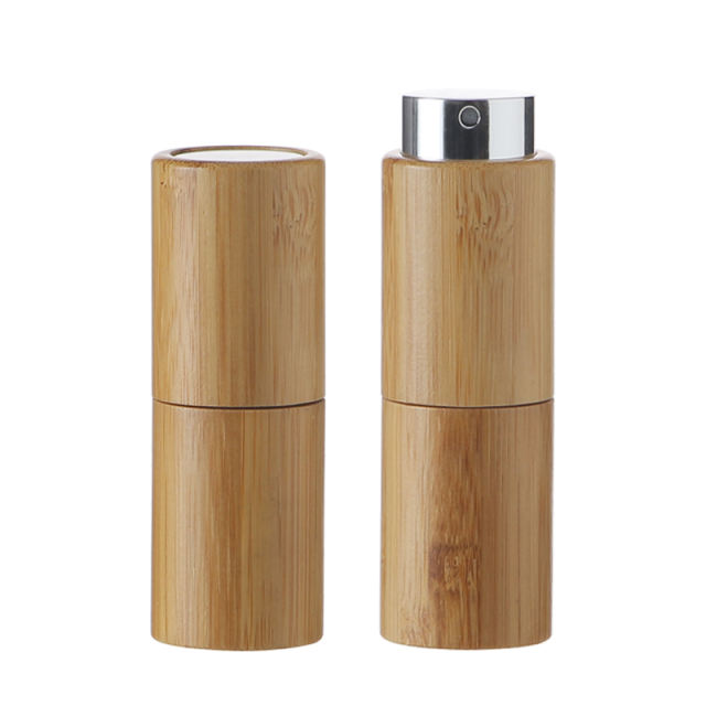 stock 10ml bamboo glass perfume bottle manufacturer wholesale factory supplier