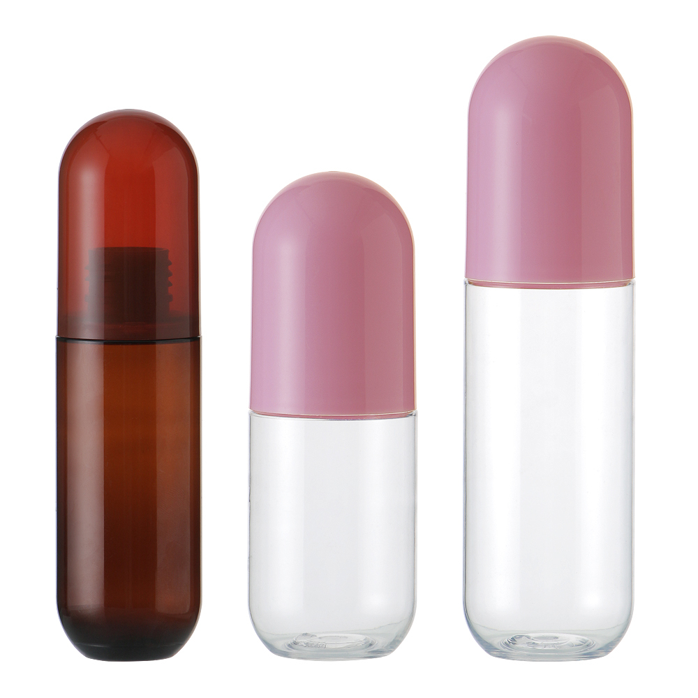 80/100/160ml PET large cover plastic bottle