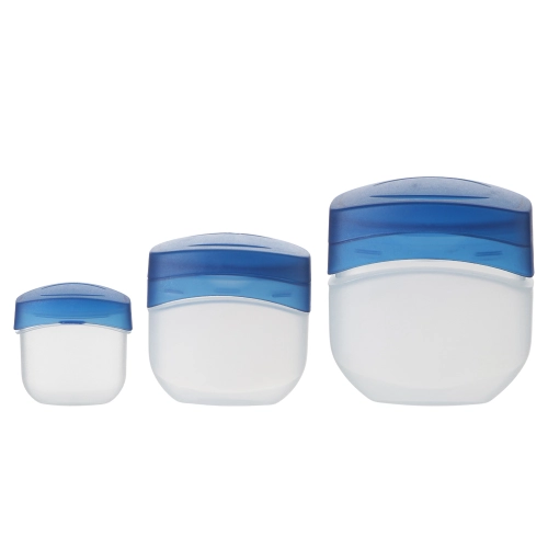Wholesale Skin Care 7g 50g 100g Lipstick Bottle Matte Blue PP Plastic Box for Lipstick Lip Film Personal Care Box Container