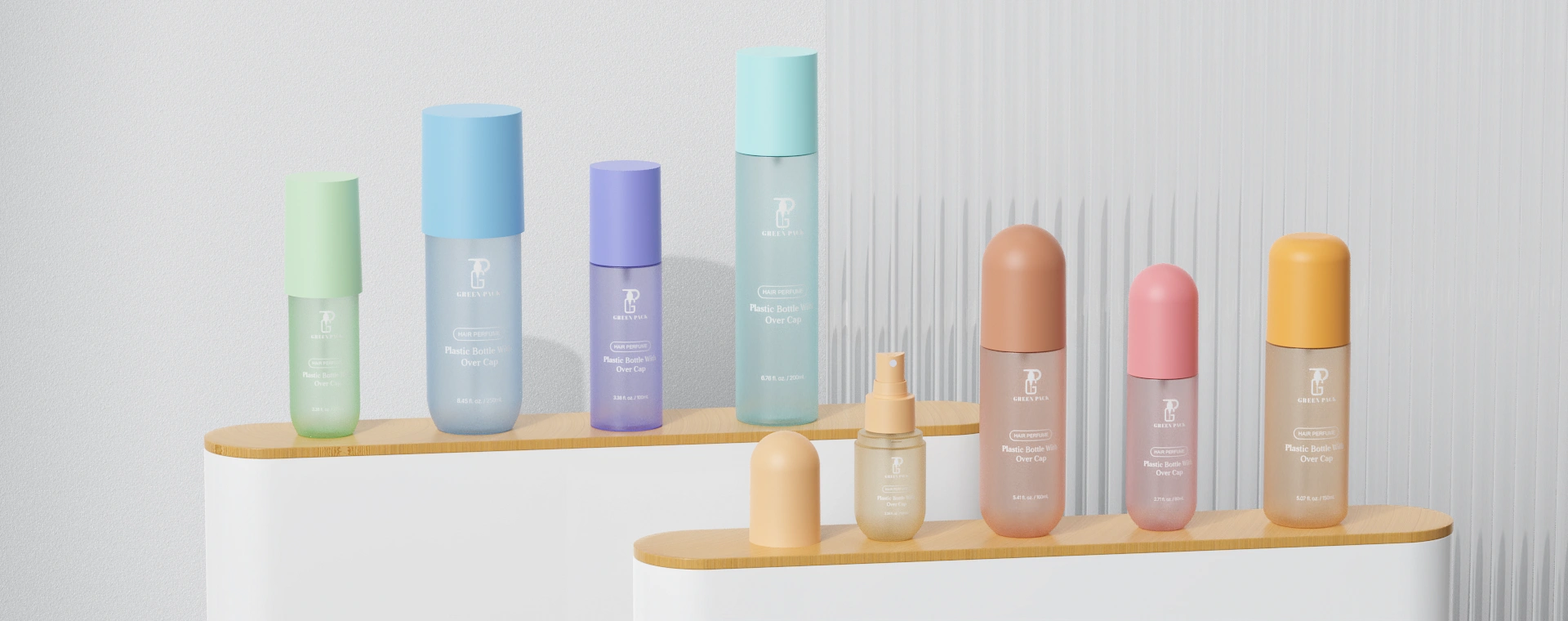 Plastic Bottle With Over Cap