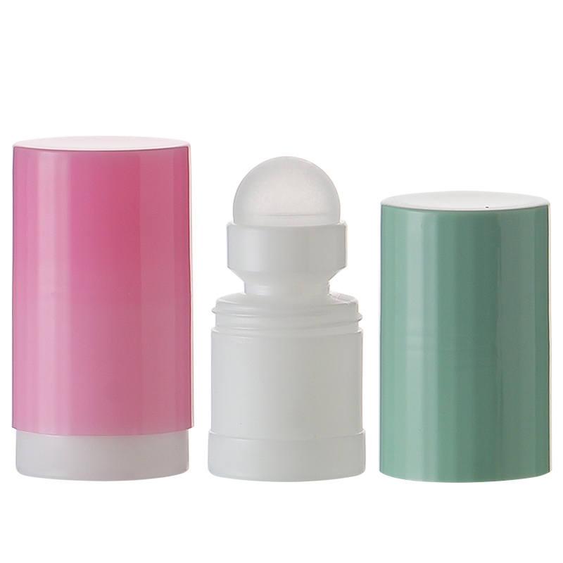 ODM OEM Factory 25g Deodorant Roller Container Empty Plastic Roll on Perfume Bottle