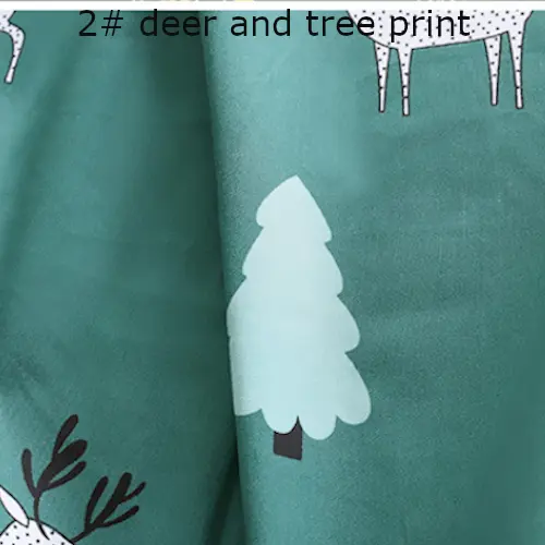 deer and tree print christmas