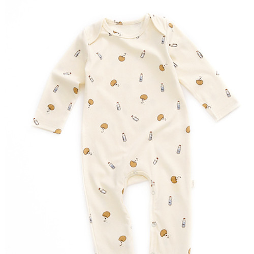 baby bottle print baby rompers