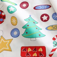 christmas print cotton fabric