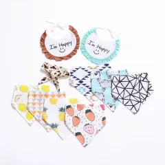 cotton baby bibs