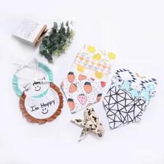 cotton baby bibs