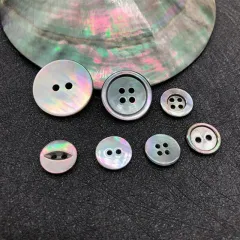 various sizes seashell buttons in stock for custom decoration and craft fastening
