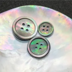 various sizes seashell buttons in stock for custom decoration and craft fastening