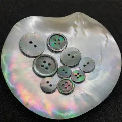 various sizes seashell buttons in stock for custom decoration and craft fastening
