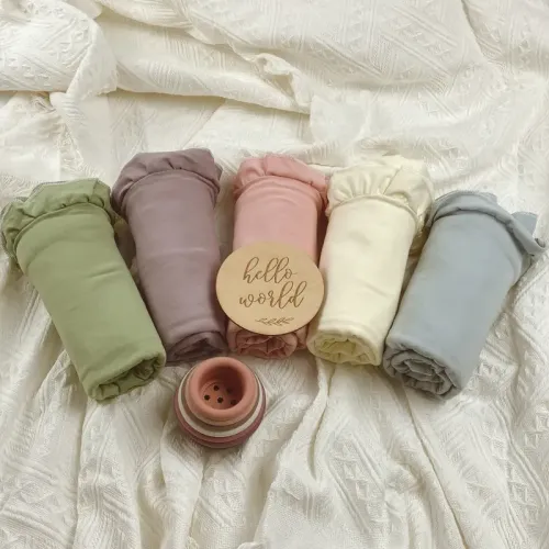 soft light 100 x 100cm newborn wrap swaddle blanket in stock wholesale