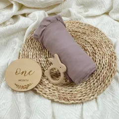 couverture d'emmaillotage enveloppante pour nouveau-né soft light 100 x 100 cm en stock en gros
