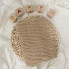 100 cotton knit cellular toddler crochet tassel baby blankets wholesale