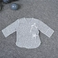 unisex baby muslin side snap long sleeve bodysuit