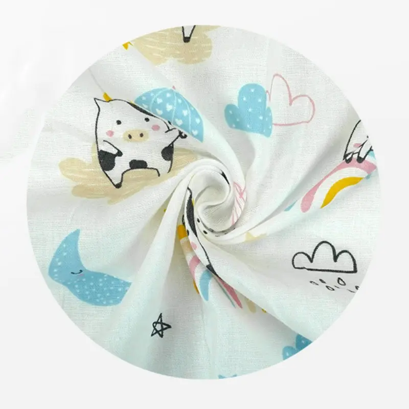 cotton muslin fabric for babies
