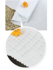so soft 70% bamboo 30% cotton printed gingham muslin gauze fabric