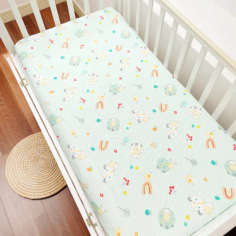 muslin fitted crib sheets