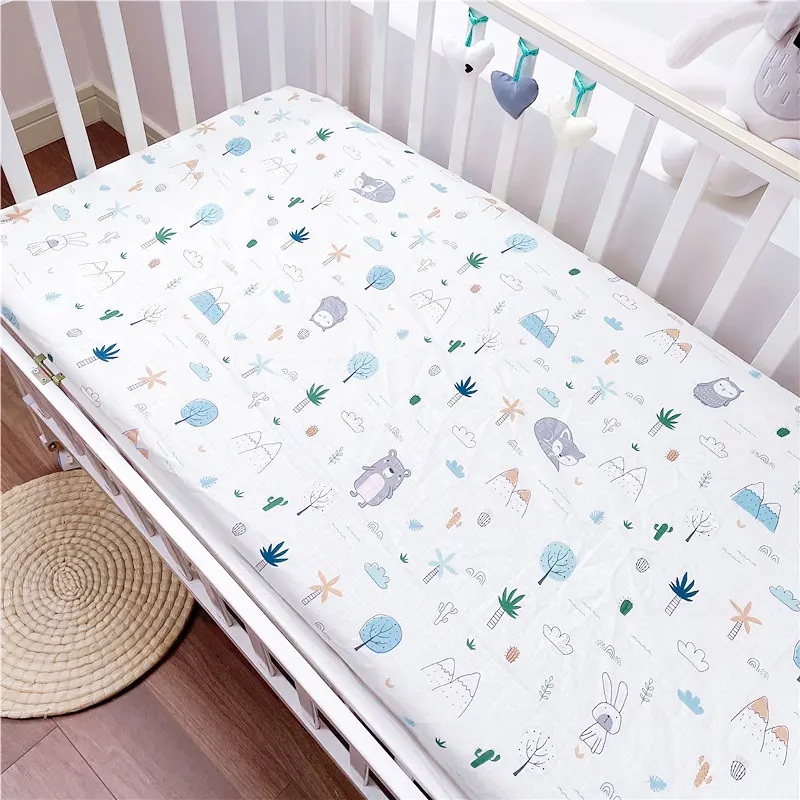 orgnic muslin fitted crib sheet