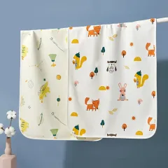 breathable animal digital print waterproof changing urine pads mat for baby