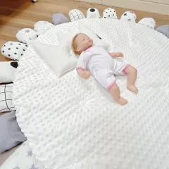Draps ajustés modernes pour lit de bébé en mousseline de coton à impression numérique
