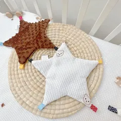 Draps ajustés modernes pour lit de bébé en mousseline de coton à impression numérique