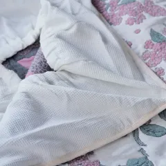 Draps ajustés modernes pour lit de bébé en mousseline de coton à impression numérique
