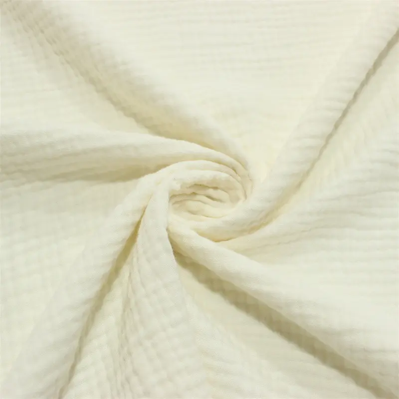 1 yard MOQ 100% cotton double gauze muslin fabric