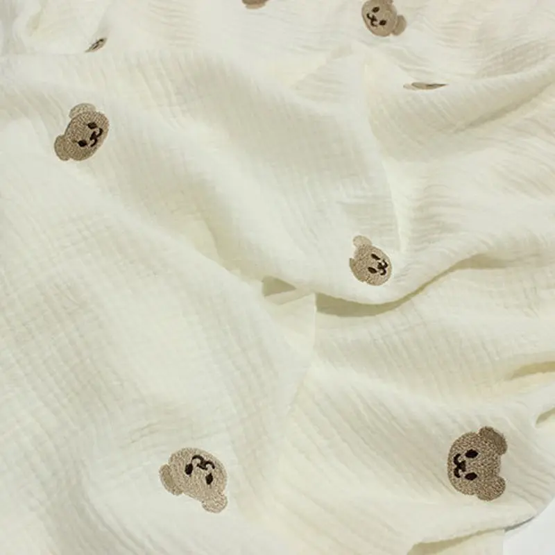 embroidered muslin fabric