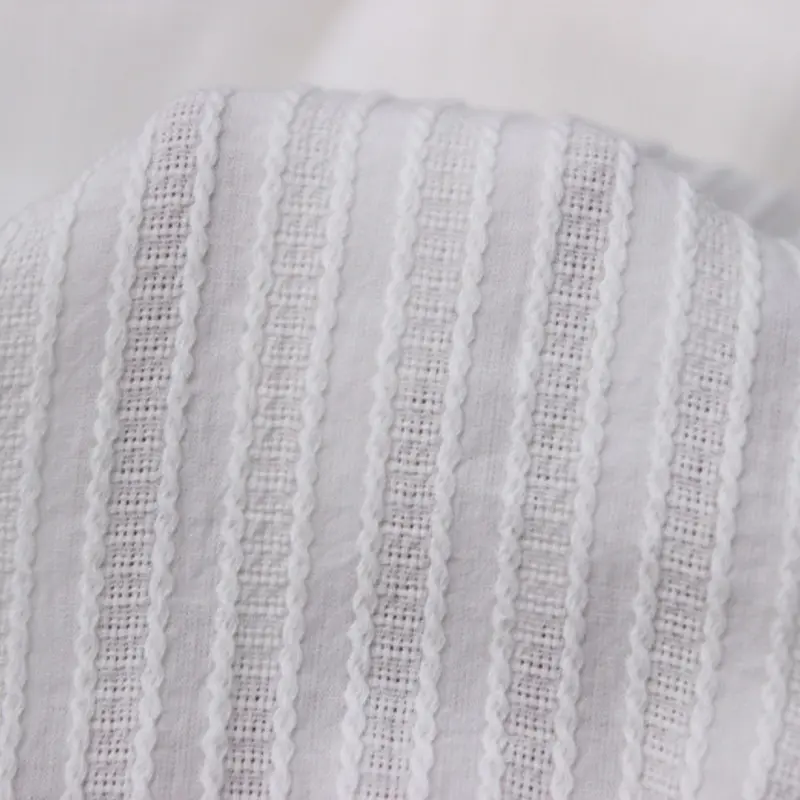 soft Jacquard cotton striped fabric