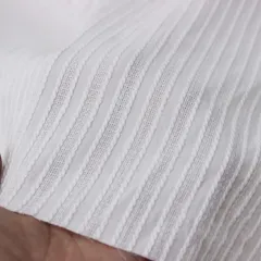 Jacquard cotton striped fabric diy sewing for women shirt and skirt