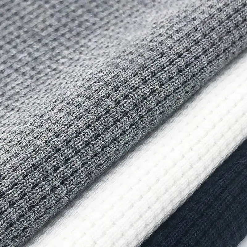 Heavy weight 100% cotton waffle weave knit rib fabric by the yard for terry  towels in stock wholesale