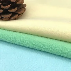 In stock cotton polar fleece fabric by the yard for winter wholesale