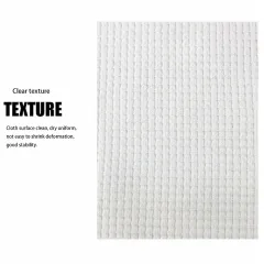 Heavy weight 100% cotton waffle weave knit rib fabric by the yard for terry towels in stock wholesale