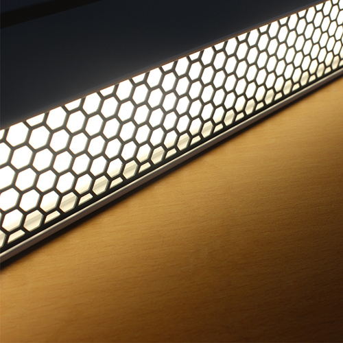 Luz lineal led en forma de panal W63 * H78mm, lámpara de línea LED decorativa, adecuada para el hogar y el lugar comercial.