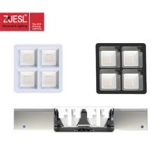 UGR <13, 130lm/w panneau LED de conception détachable, chaque module est indépendant les uns des autres, avec différentes tailles et différentes combinaisons, adapté aux magasins de marque.