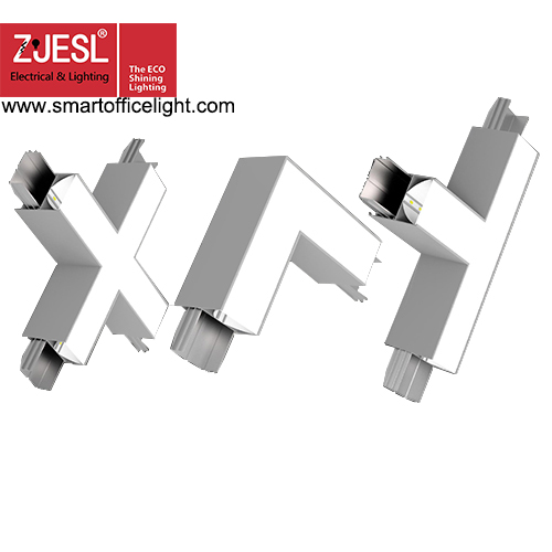 Spleißbares lineares LED-Bürolicht, B63 * H78 mm mit beliebiger Länge ist optional, 120 lm / W, Parameter können angepasst werden.