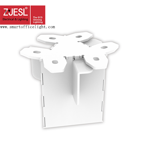 120 °, Obtuse angle splicer non luminous led linear lamp splice，three branches.