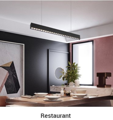 led hanging linear light