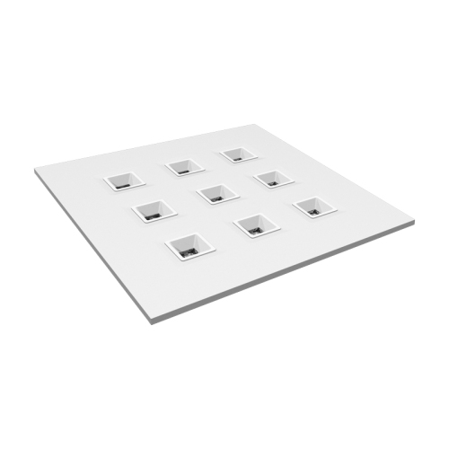 Rhea LED modular panel light low glare led panel UGR<16 replaceable office luminaire